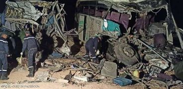 حادث تصادم سابق في الجزائر- صورة أرشيفية