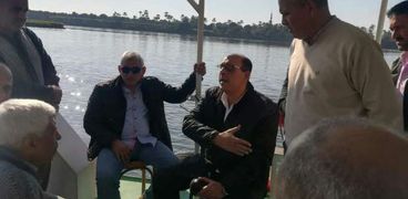 صورة من جولة اللواء بحري بسام غنيم خلال جولته