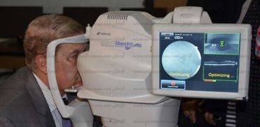 محافظ الإسماعيلية يشهد انطلاق حملة الكشف المبكر عن مرض إرتشاح العين لمرضى السكر