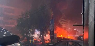 انفجار مبنى بيروت