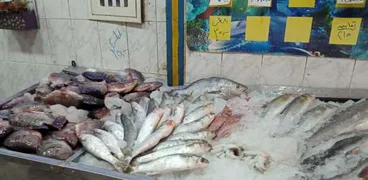 الأسماك المجمدة في المجمعات الاستهلاكية