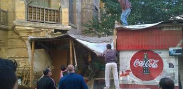 حملة إزالة إشغالات في حي شرق المنصورة بالدقهلية