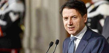 رئيس الوزراء الايطالي المستقيل جوزيبي كونتي