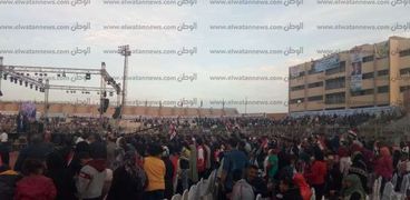 مؤتمر تأييد«السيسي» لفترة رئاسية ثانية في بني سويف بحضور الآلاف