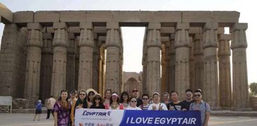 مصر للطيران تنظم رحلة تعريفية لوكلاء شركات السياحة  الصينية