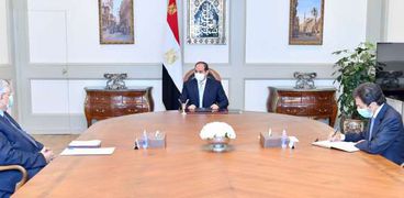 اجتماع الرئيس عبد الفتاح السيسي اليوم مع الدكتور محمد عوض تاج الدين
