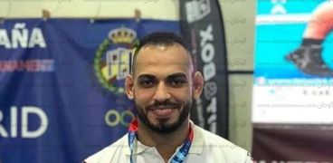 بطل المصارعة حسام مرغني الفائز بذهبية دورة الالعاب الافريقية بالمغرب