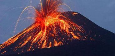 اندلاع بركان- صورة أرشيفية