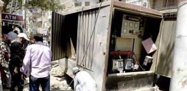 شاحنة محملة بغاز البوتاجاز تحطم كشك كهرباء دون إصابات بسوهاج