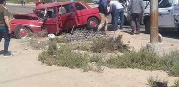 حادث سير مروع على طريق بئر العبد