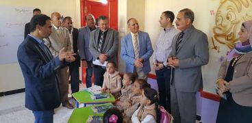 محافظ كفر الشيخ يفتتح مدرسة جديدة