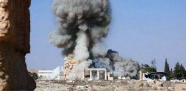 بالصور| معبد بل الأثري في سوريا يصمد أمام تفجير "داعش"