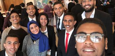 وفد اتحاد طلاب جامعة المنيا