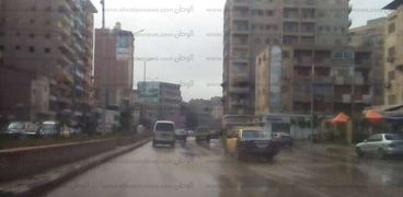 طوارىء بالغربية بسبب غرق الشوارع بمياه الامطار والمحافظ  :جاري كسحها