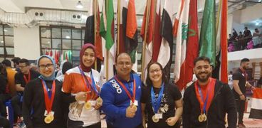 طالب  الإسكندرية يفوز بثلاث ميداليات ذهبية والمركز الأول فى البطولة العربية الثانية للقوة البدنية