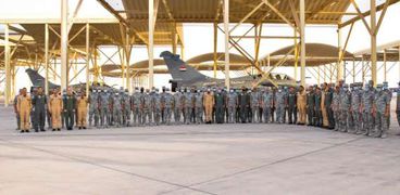 وصول القوات الجوية المصرية المشتركة فى التدريب الإماراتى (زايد-3)