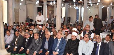 وزيرا الأوقاف والآثار ومحافظ الفيوم يفتتحون مسجد قايتباي الأثري