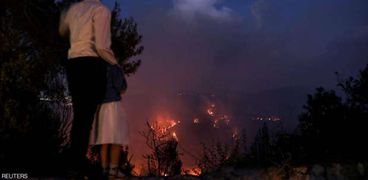 حرائق الغابات في القدس المحتلة