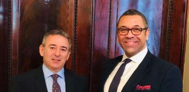 سفير مصر في لندن يجري مشاورات مع وزير الدولة البريطاني للشرق الأوسط