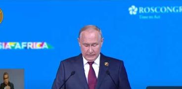 بوتين خلال القمة الأفريقية الروسية اليوم في سان بطرسبرج