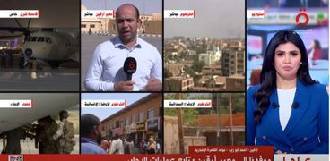 أحمد أبوزيد مراسل قناة «القاهرة الإخبارية» من معبر أرقين