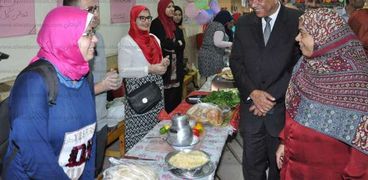 إفتتاح معرض الطعام الخيري السابع لجمعية عطاء بلا حدود بعلوم المنوفية