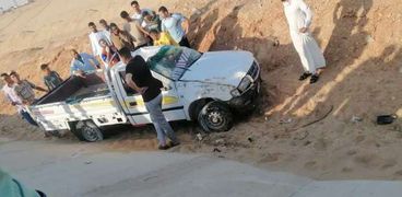 حادث طريق الإسماعيلية السويس الصحراوي