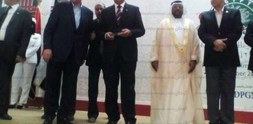 السفير الاماراتى بمصر خلال زيارته لواحة سيوة