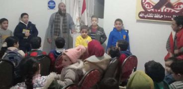 الأطفال خلال مبادرة تحفيظ القرآن