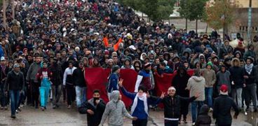 الحركة الاحتجاجية تتحدى حظر التظاهر في مدينة جرادة المغربية