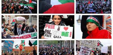 مظاهرات حول العالم للتنديد بالعدوان على غزة