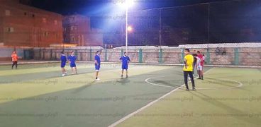 مركز شباب أبنوب ينظم دورة رمضانية بمشاركة 14 فريق في خماسي كرة القدم