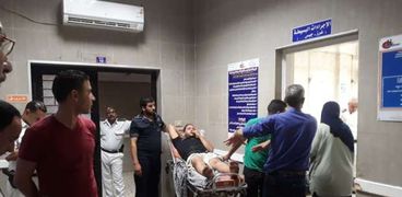 إصابة 3 أشخاص أثر سقوط شرفة من الطابق الثامن بالعصافرة فى الإسكندرية