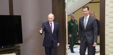 لقاء سابق بين بوتين وبشار