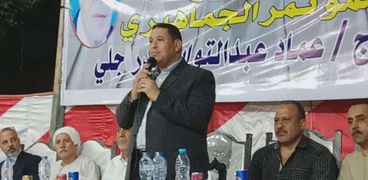 عماد الدرجلى أحد مرشحي حزب مستقبل وطن عن دائرة البدرشين والعياط