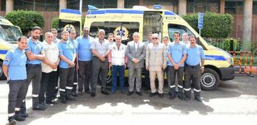 بالصور| 5 سيارات إسعاف جديدة تدخل الخدمة في الشرقية