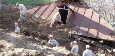 انهيارات أرضية جنوب قرغيزستان