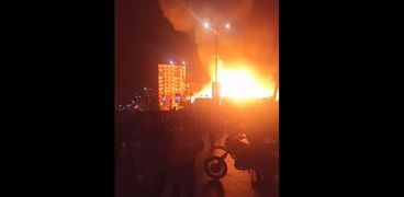 حريق ستوديو الأهرام