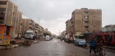 الأمطار الغزيرة علي بورسعيد