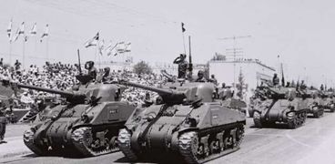 استعراض عسكري لجيش الاحتلال الإسرائيلي