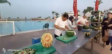 مهرجان النحت على البطيخ
