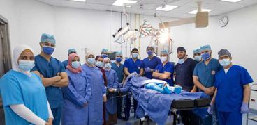 أول عملية جراحية بمستشفى الجراحات بطنطا الجامعي