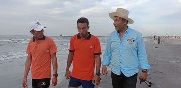 فريق الإنقاذ بشاطئ بورسعيد