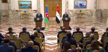 الرئيس السيسي ورئيس أذربيجان