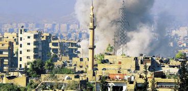 عملية عسكرية برية للجيش السورى فى شرق دمشق