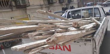 حي وسط بالإسكندرية يشن حملة للتصدي إلي ظاهرة البناء المخالف