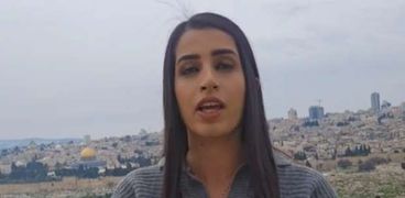دانا أبو شمسية مراسلة القاهرة الإخبارية بالقدس المحتلة