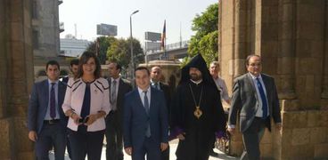 وزيرة الهجرة خلال مشاركتها بمبادرة "إحنا المصريين الأرمن"