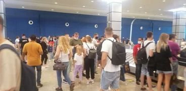 السائحين الروس في مطار الغردقة