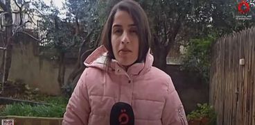 دانا أبو شمسية مراسلة قناة القاهرة الإخبارية في القدس المحتلة